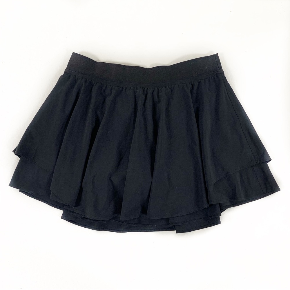 Lululemon Black Court Rival Skirt